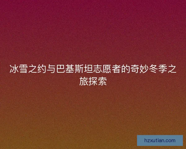 冰雪之约与巴基斯坦志愿者的奇妙冬季之旅探索